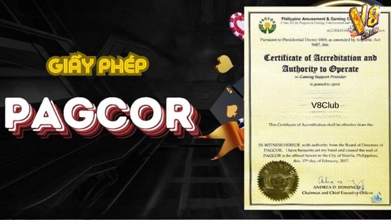 Thương hiệu vận hành dưới sự bảo chứng của tổ chức bet uy tín thế giới PAGCOR