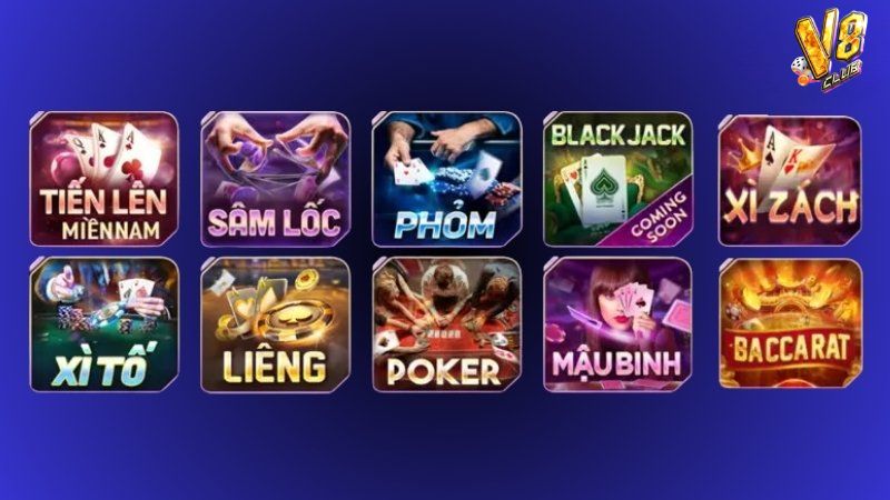 Game thủ có thể thỏa sức giải trí, so tài trí tuệ với đa dạng trò chơi bài lá hack não